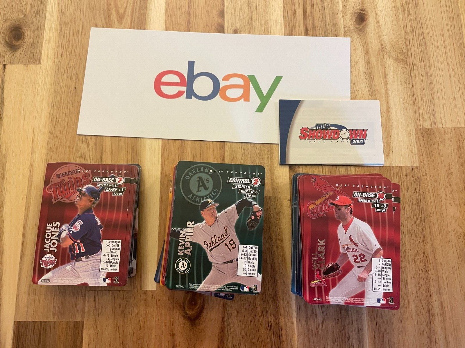 2001 MLB Showdown Base Set Cards – Complete Your Set 251-462