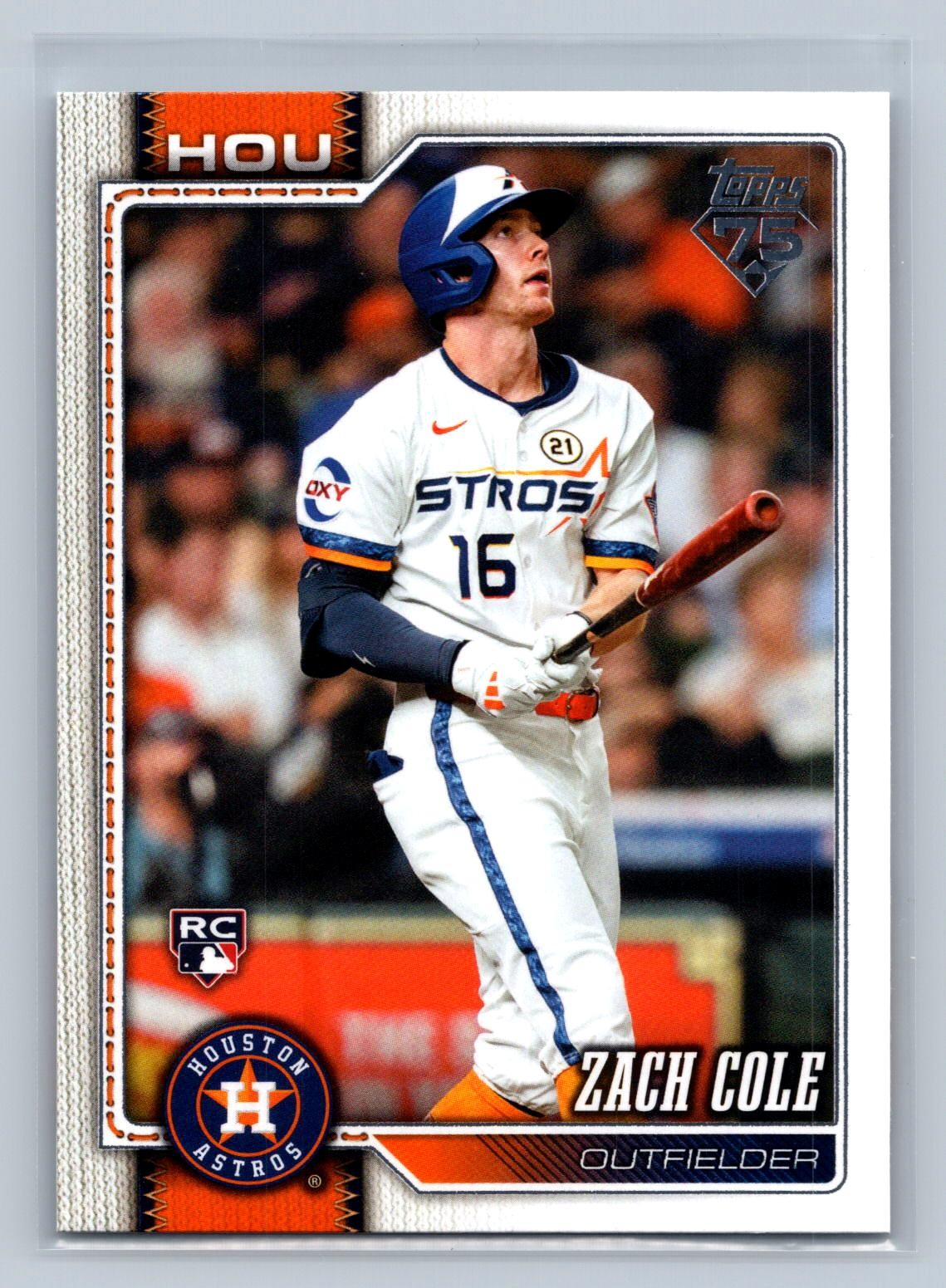 2026 Topps Series 2 #601 Zach Cole RC Rookie Astros