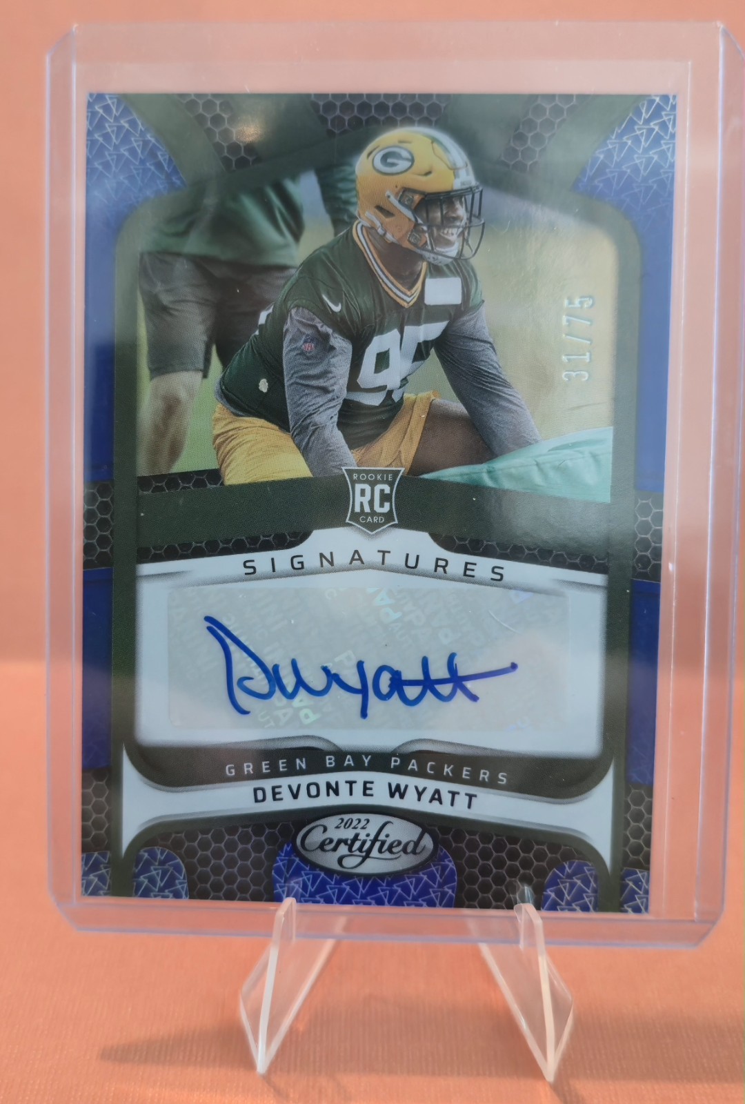 Panini 2022 Certified – Devonte Wyatt #RS-DW Rookie Signatures Auto 31/175