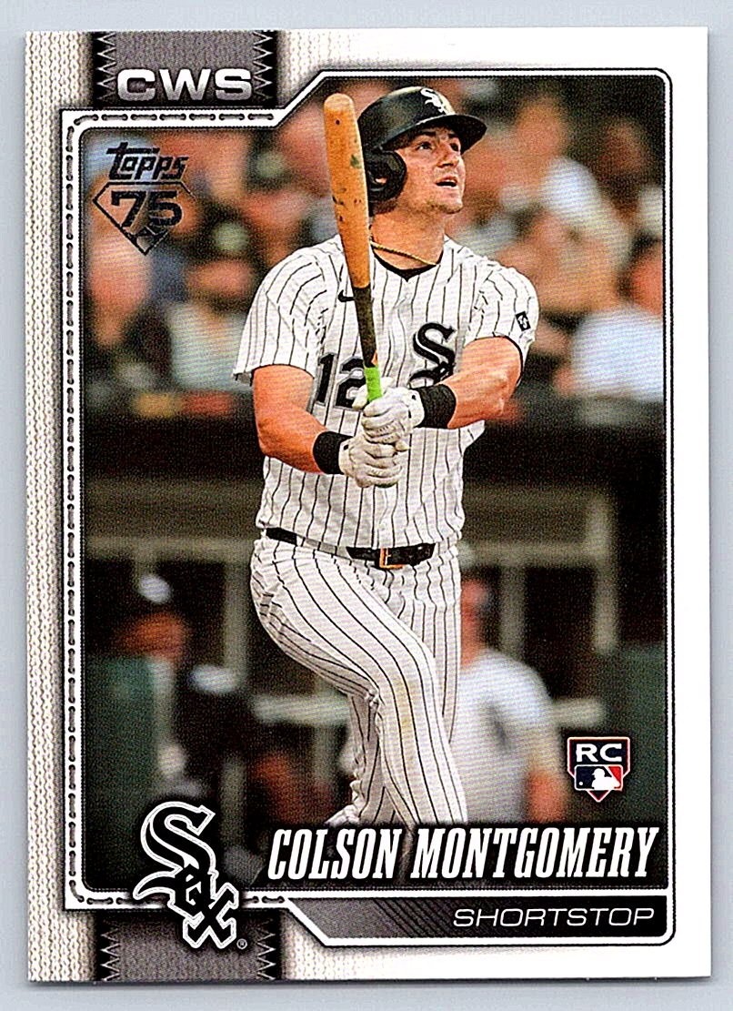 COLSON MONTGOMERY WHITE SOX RC 2026 TOPPS SERIES 1 #157