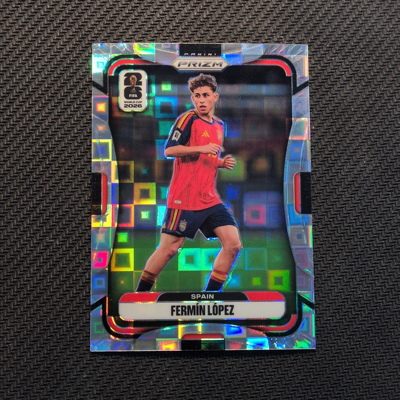 2026 Panini Prizm FIFA World Cup Fermin Lopez #76 Silver Pandora Spain