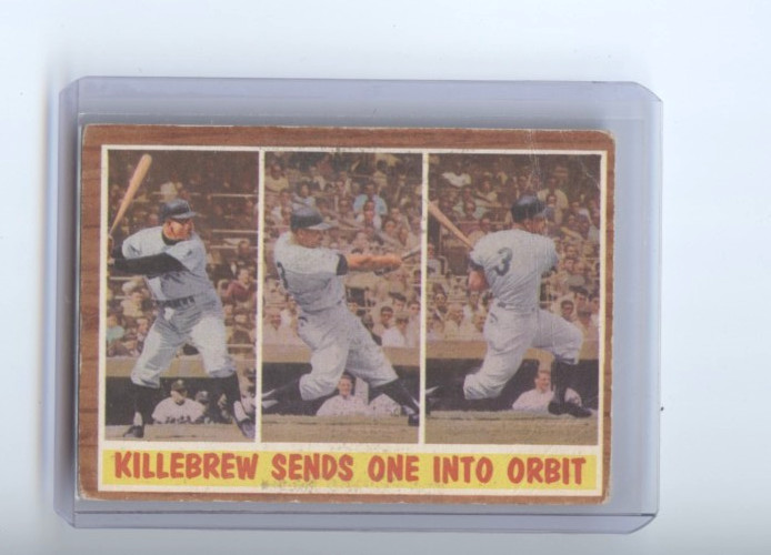 1962 Topps Harmon Killebrew Minnesota Twins Sends Orbit #316 🚀😳💥 F/G
