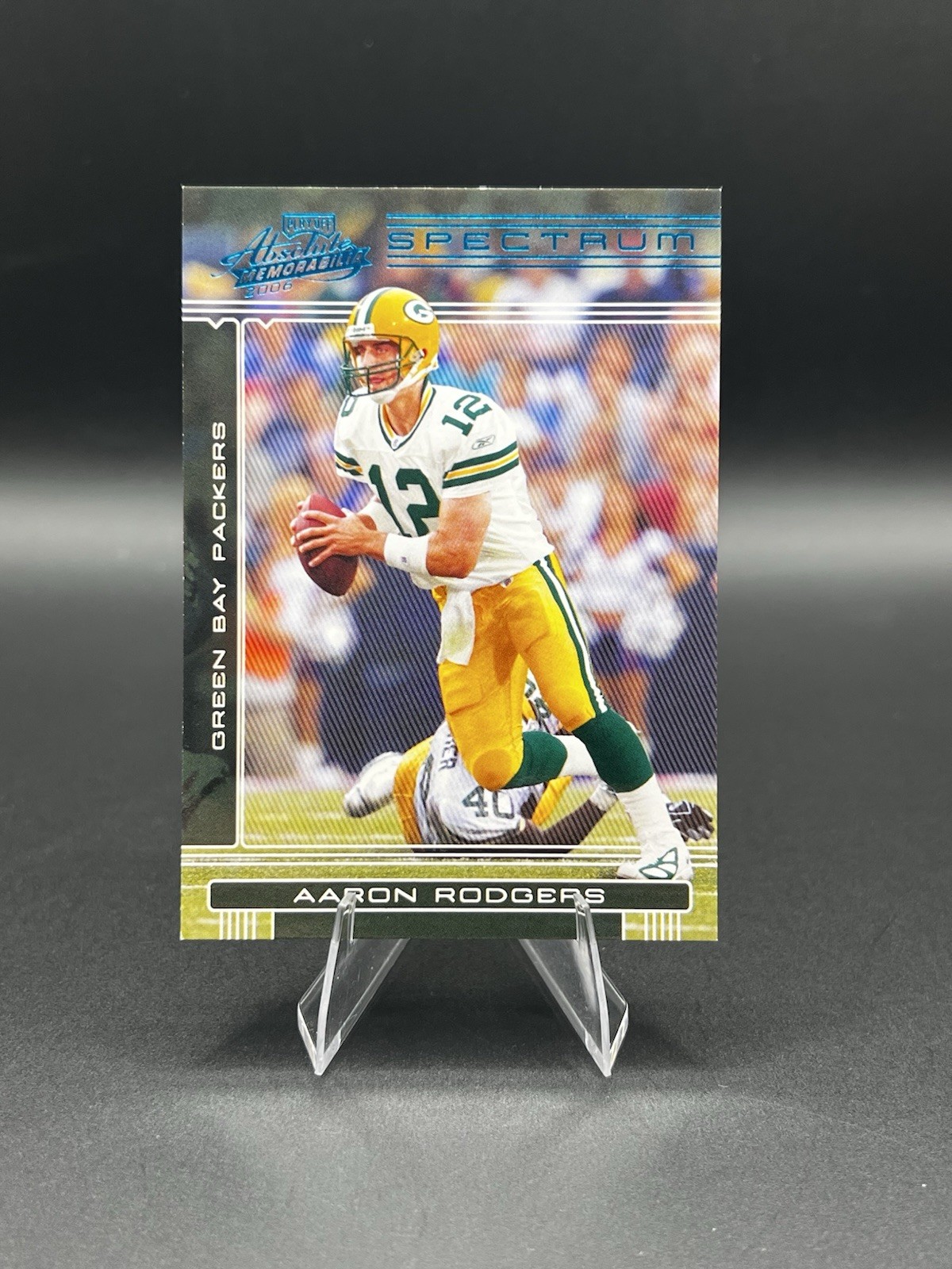Aaron Rodgers 2006 Playoff Absolute Memorabilia Spectrum Blue 035/250 Packers