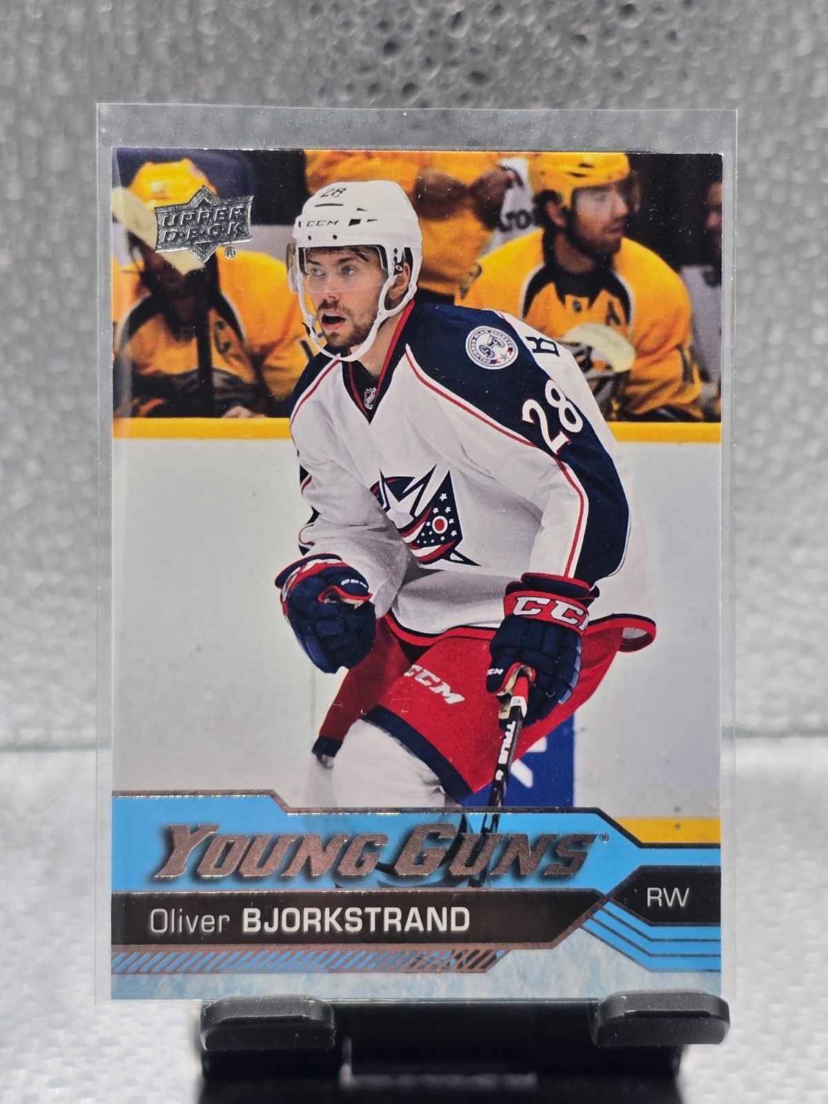 2016-17 Upper Deck Oliver Bjorkstrand Young Guns Rookie #243!