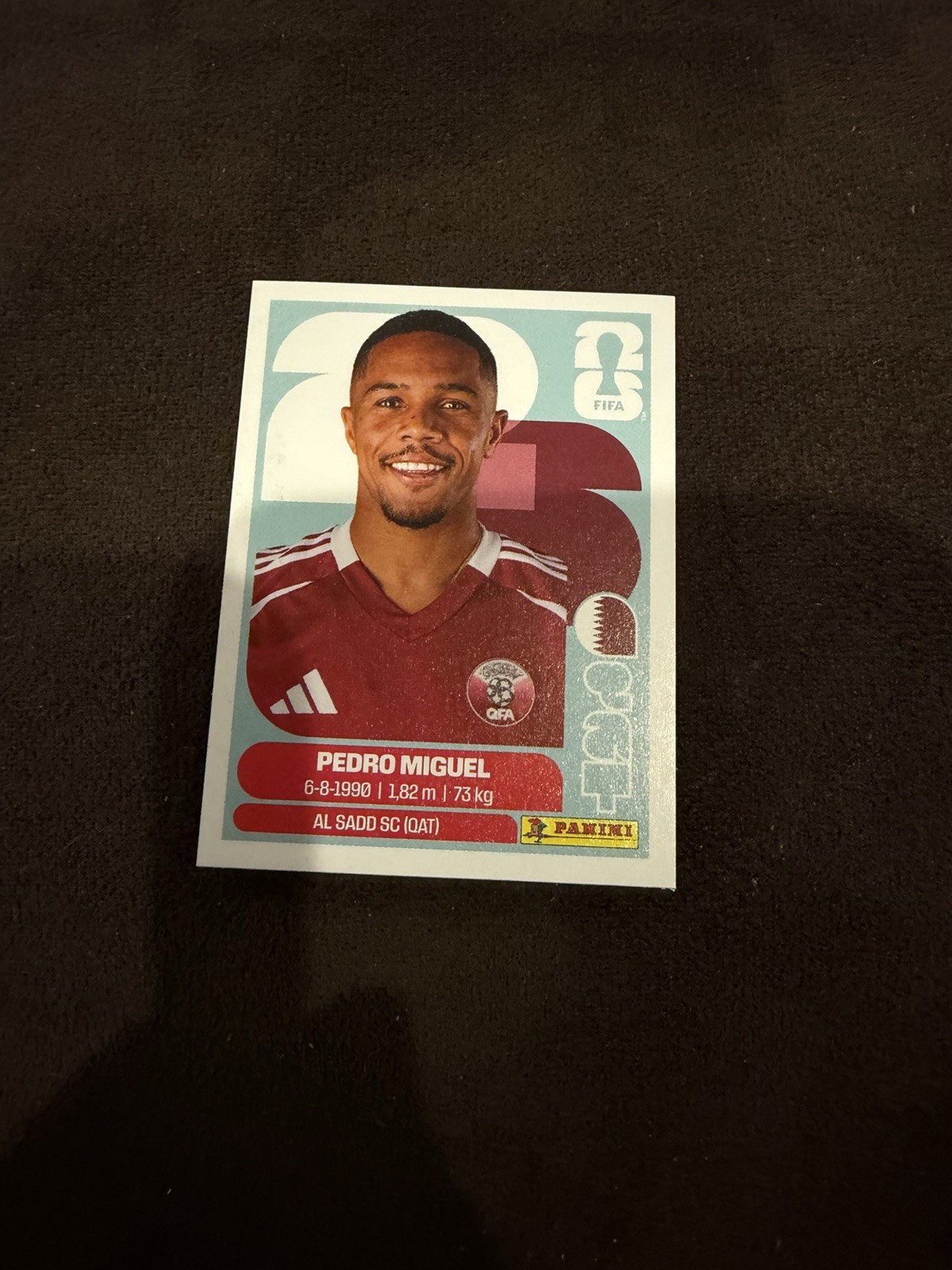 2026 Panini FIFA World Cup Sticker #QAT7 Pedro Miguel