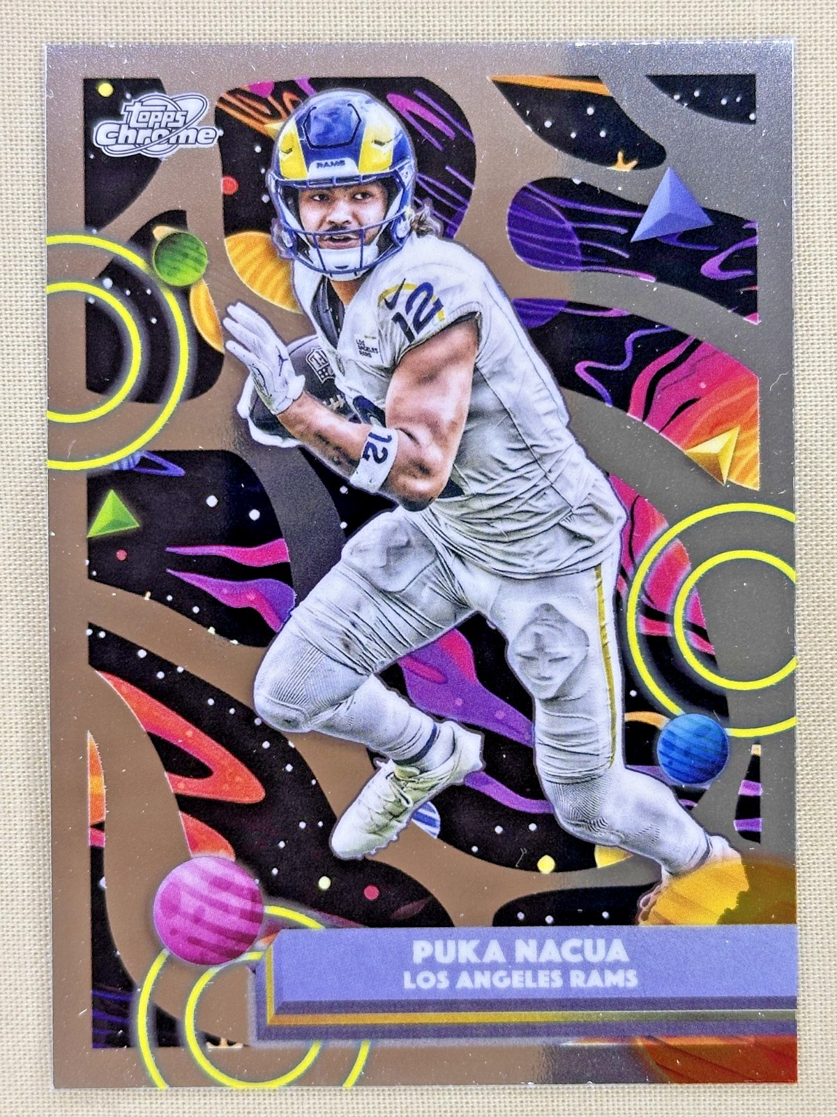 2025 Topps Cosmic Chrome Puka Nacua – Los Angeles Rams #58