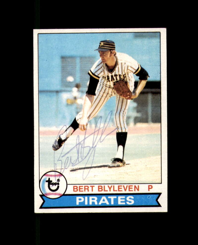 Bert Blyleven Signed 1979 Topps Pittsburgh Pirates Autograph