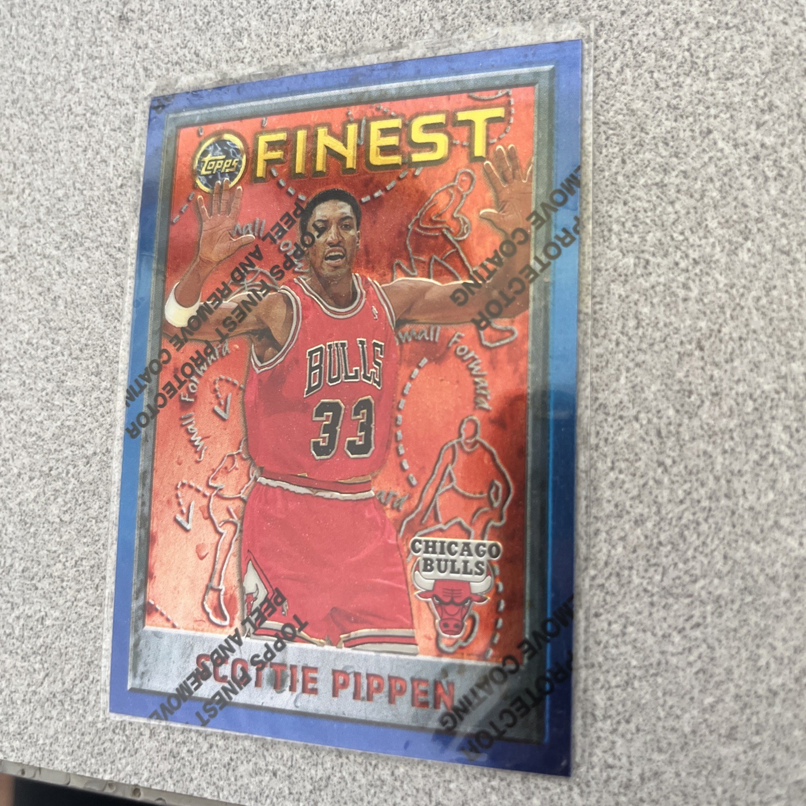 1995-96 Topps Finest – Scottie Pippen #179 Refractor