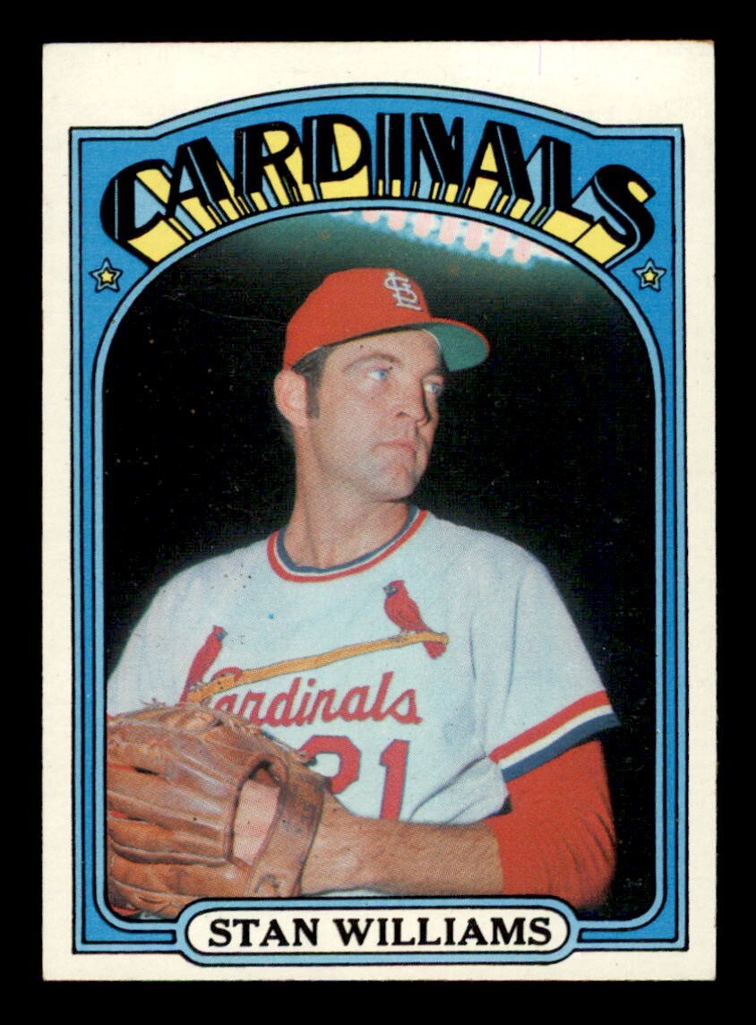 1972 Topps Baseball #9 Stan Williams EX/MT *d3