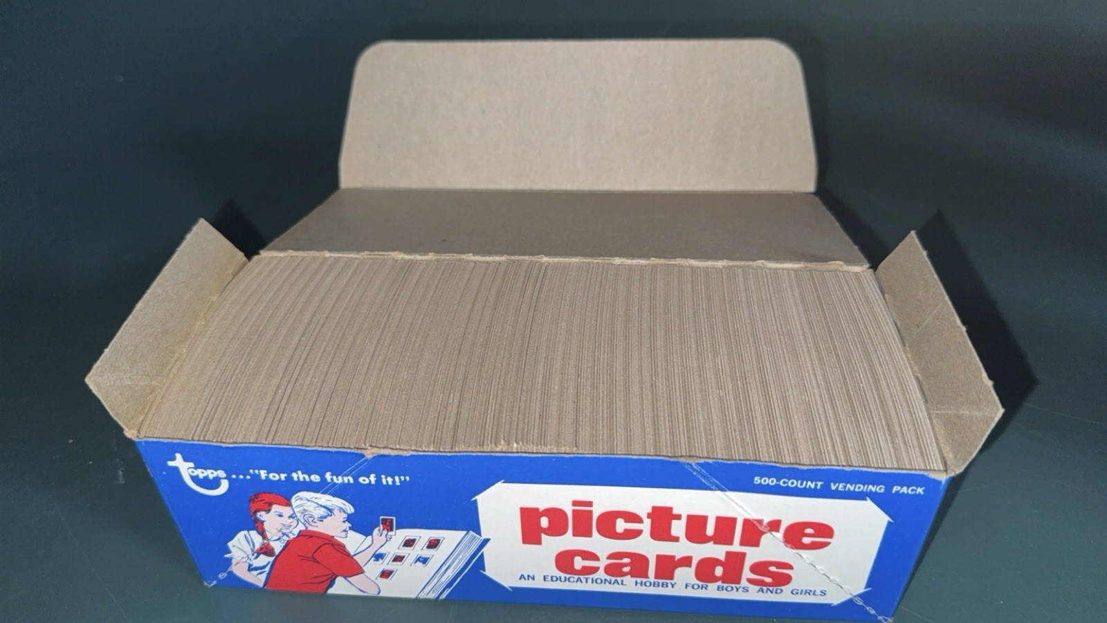 1981 Vintage Topps Vending Card Box – 500 Count Vending Pack (UNSEARCHED)