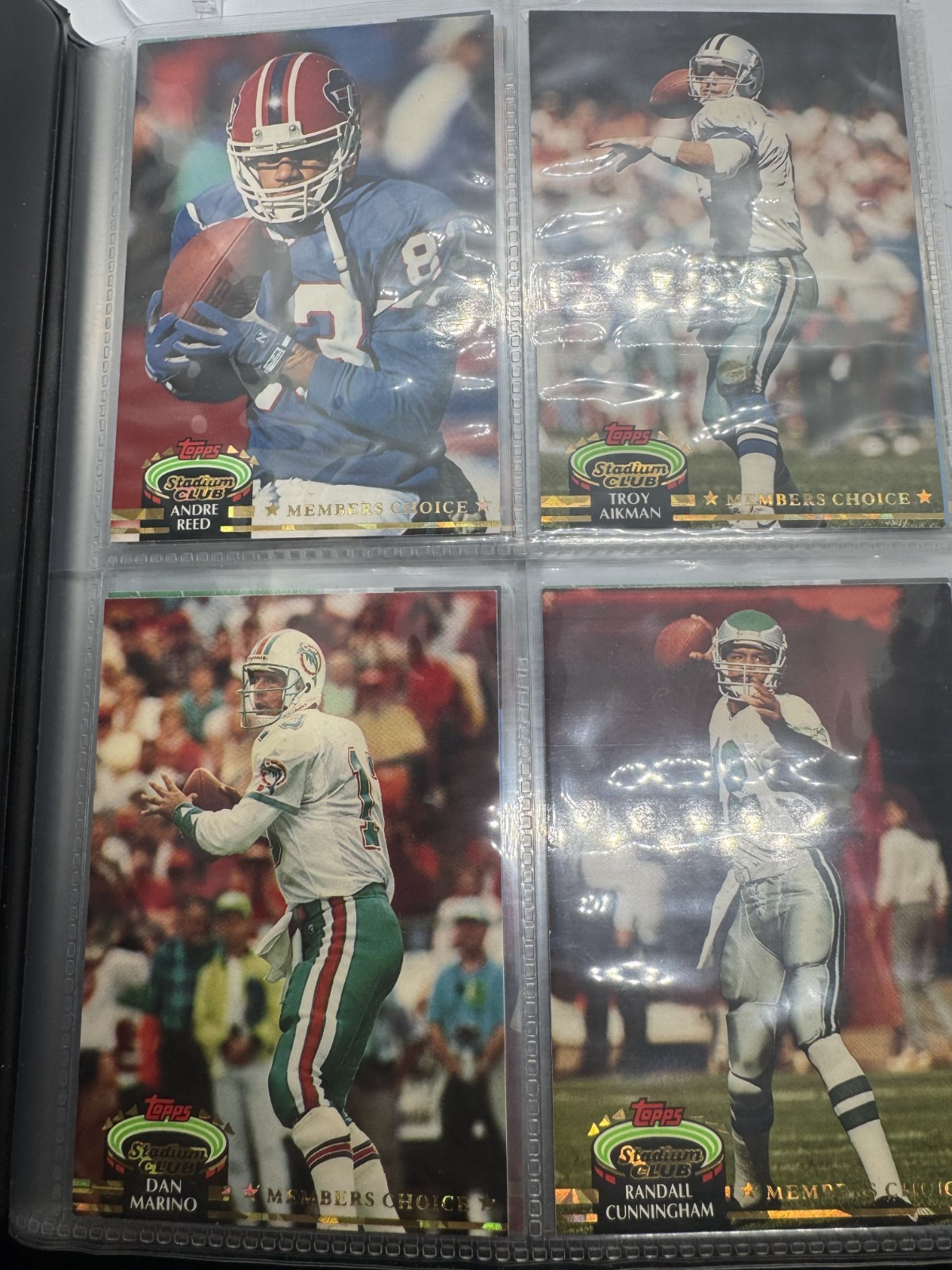 1992 topps stadium club football series 3 #601-700