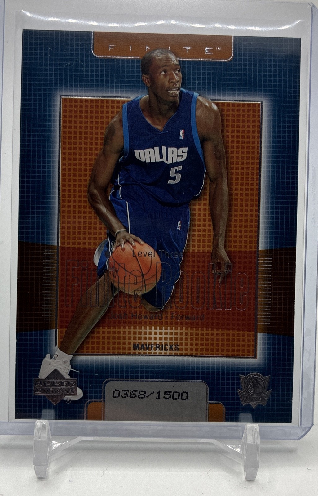 2003-04 Upper Deck Finite – Level Three Finite Rookie Josh Howard #215 /1500