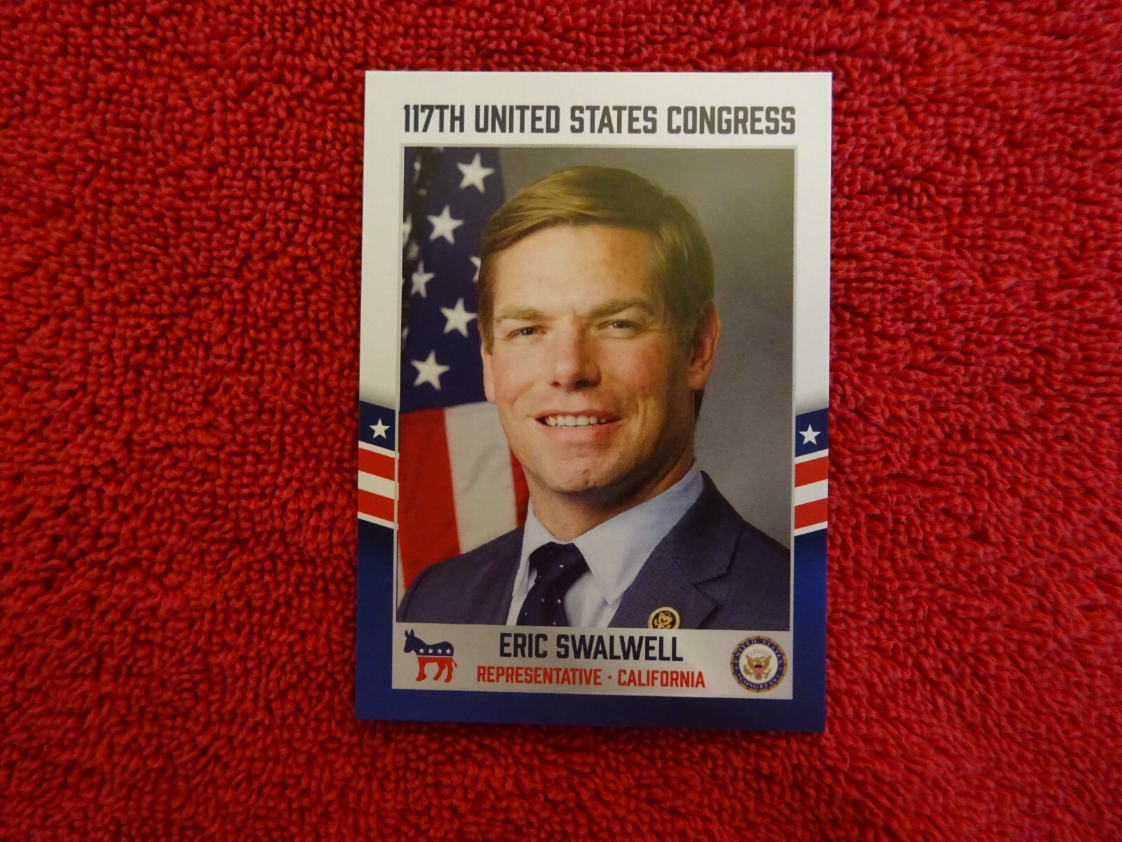 2021 U.S. Congress Fascinating Cards Eric Swalwell California Democrat