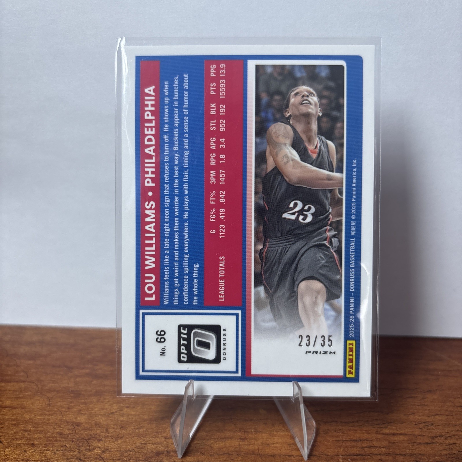 2026 Optic Lou Williams Black Velocity /35