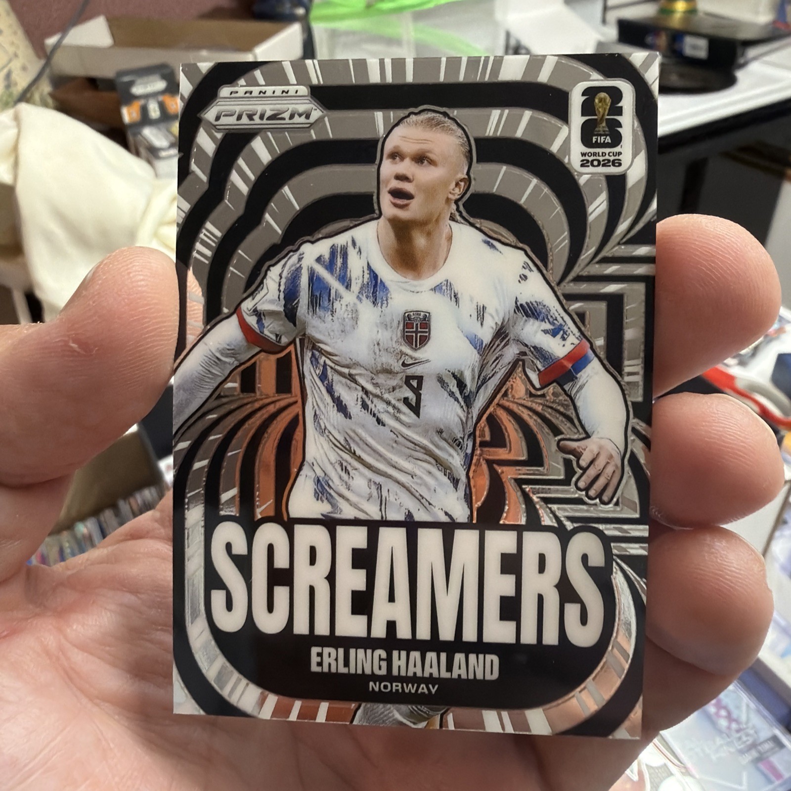 Panini Prizm FIFA World Cup 2026 Screamers #15 Erling Haaland Norway