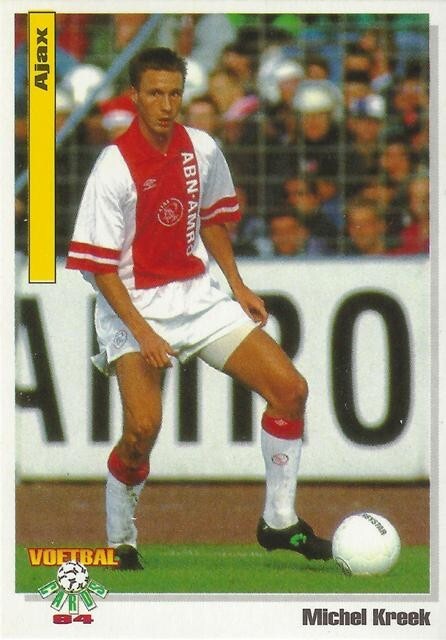 1993 – 1994 Panini Dutch Voetbal – Ajax (1 – 16) – Netherland / Holland
