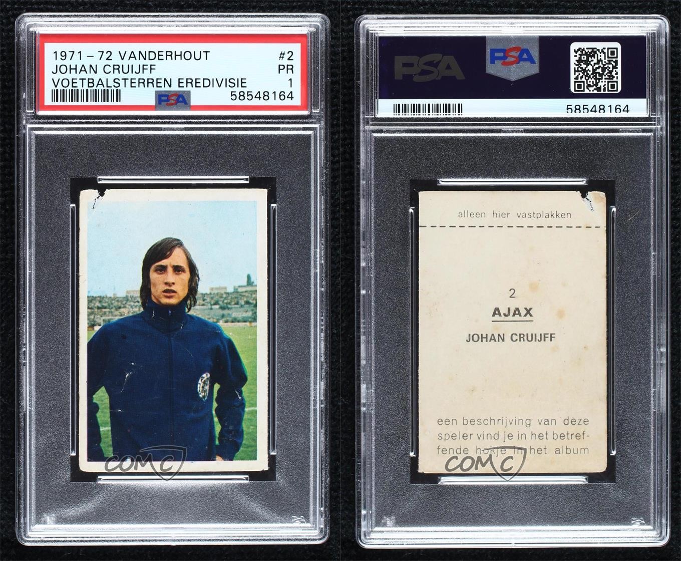 1971 Voetbalsterren Eredivisie Johan Cruyff (Name Misspelled as Cruijff) #2 9l4