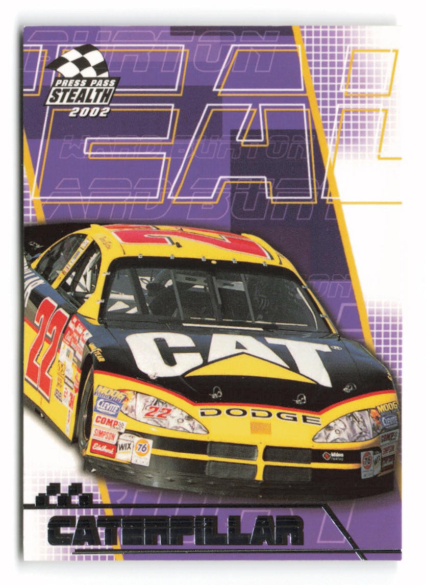 2002 Press Pass Stealth Caterpillar #26 Bill Davis Racing