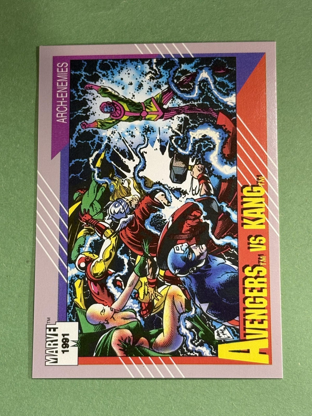 Avengers vs. Kang 1991 Impel Marvel Universe II #96 *S611*