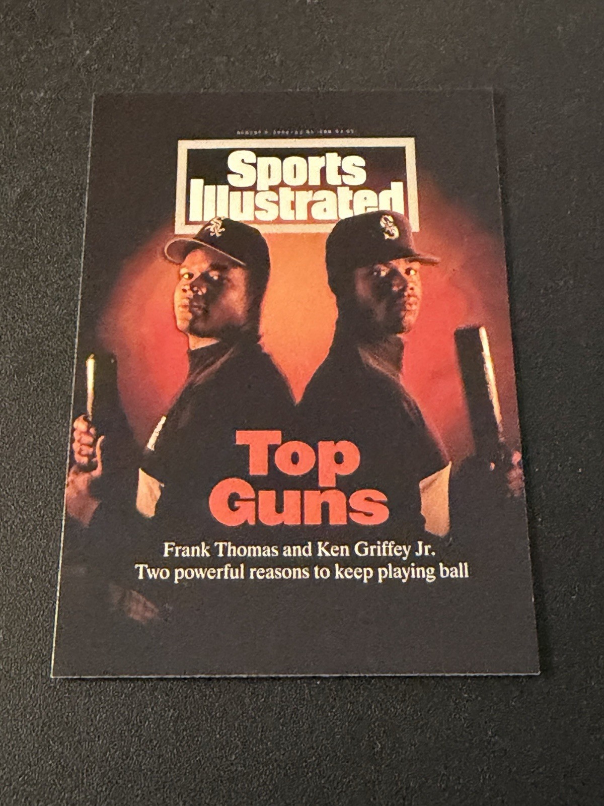 1997 Fleer Sports Illustrated Classic Covers Frank Thomas Ken Griffey Jr