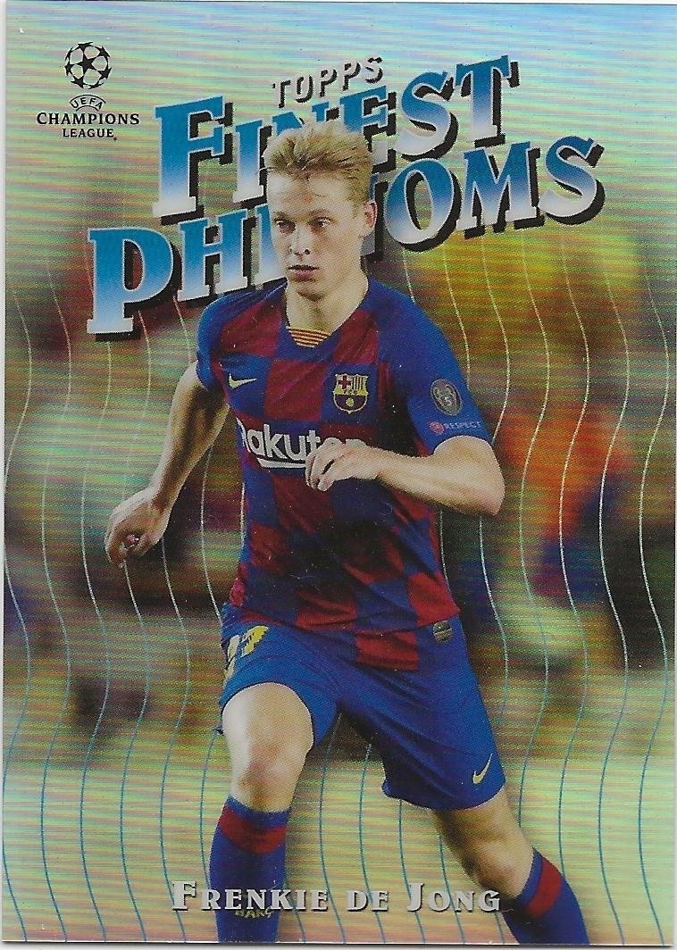 2019-20 Topps Finest UEFA Champions League FINEST PHENOMS – YOU PICK/U CHOOSE