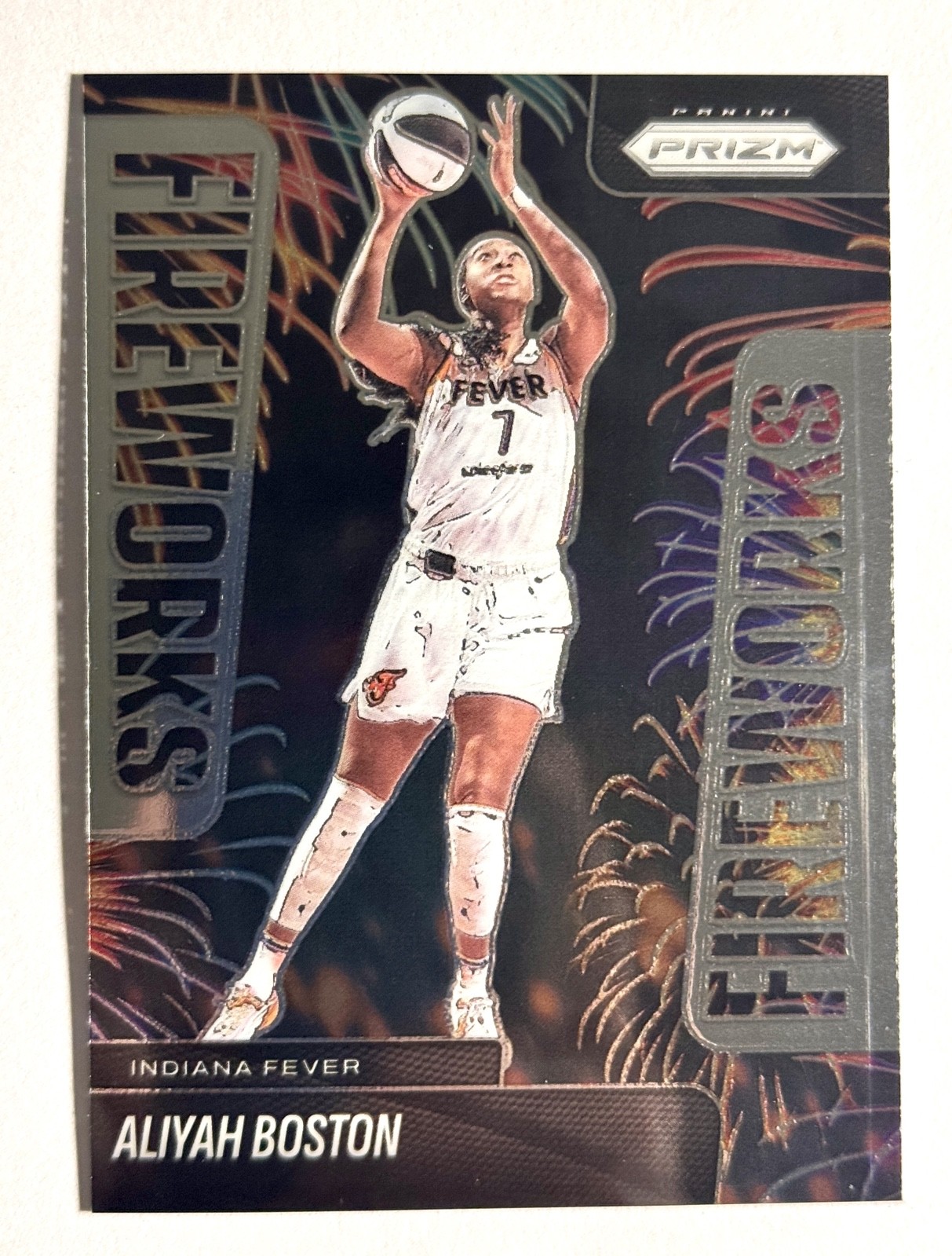 2025 Panini Prizm WNBA – Fireworks Aliyah Boston #3