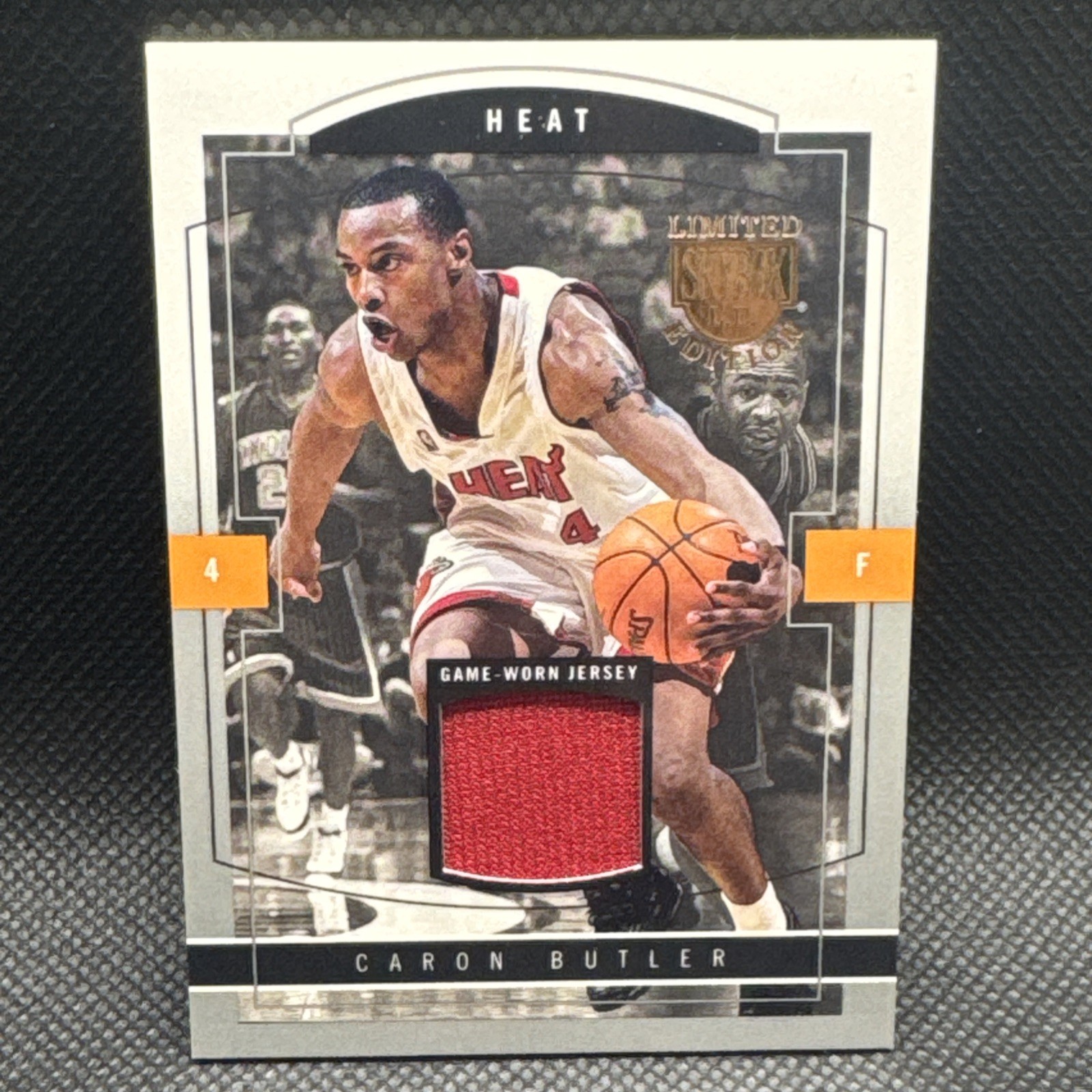 2003-04 Skybox Limited Edition Jersey SILVER Proof Caron Butler #061/399 Heat