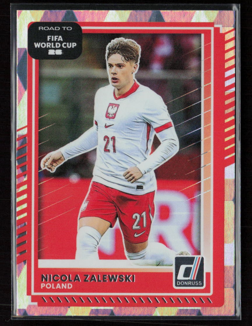 Nicola Zalewski 2025-26 Donruss Road to FIFA World Cup Cubic