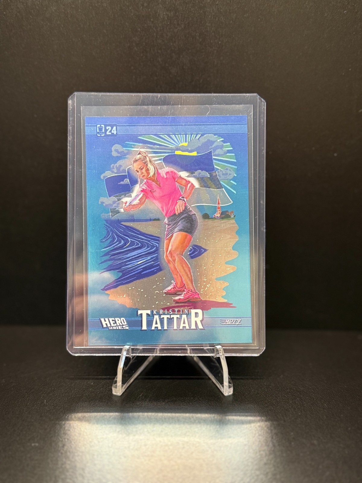 Kristin Tattar (Latt) – Ultra Rare Hero Series – Custom Art DGPT Disc Golf Card