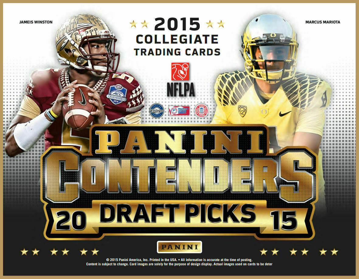 2015 Panini Contenders Draft Picks Football Game Day Tickets