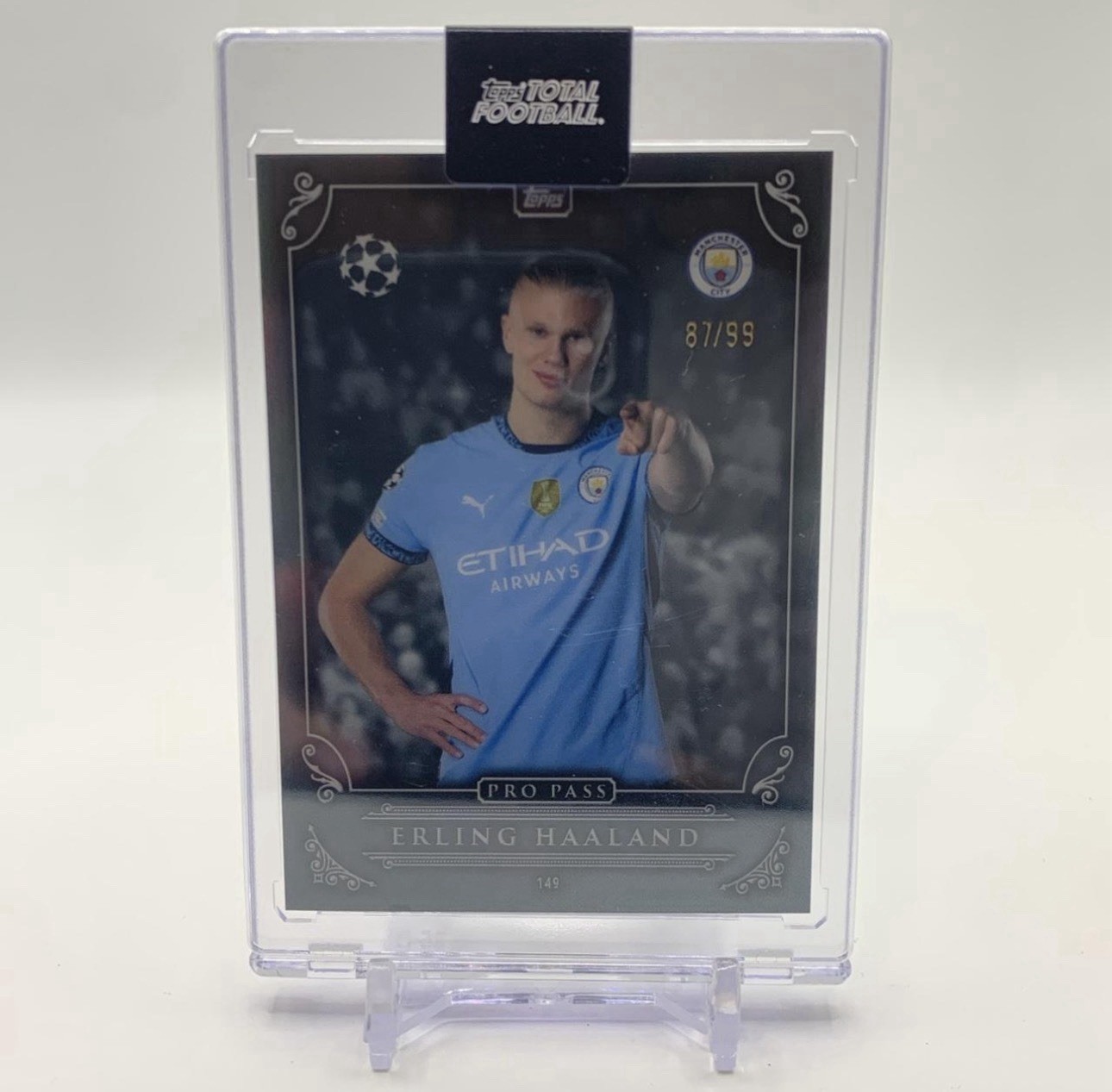 Topps Total Football 24/25 Erling Haaland Pro Pass /99 Manchester City