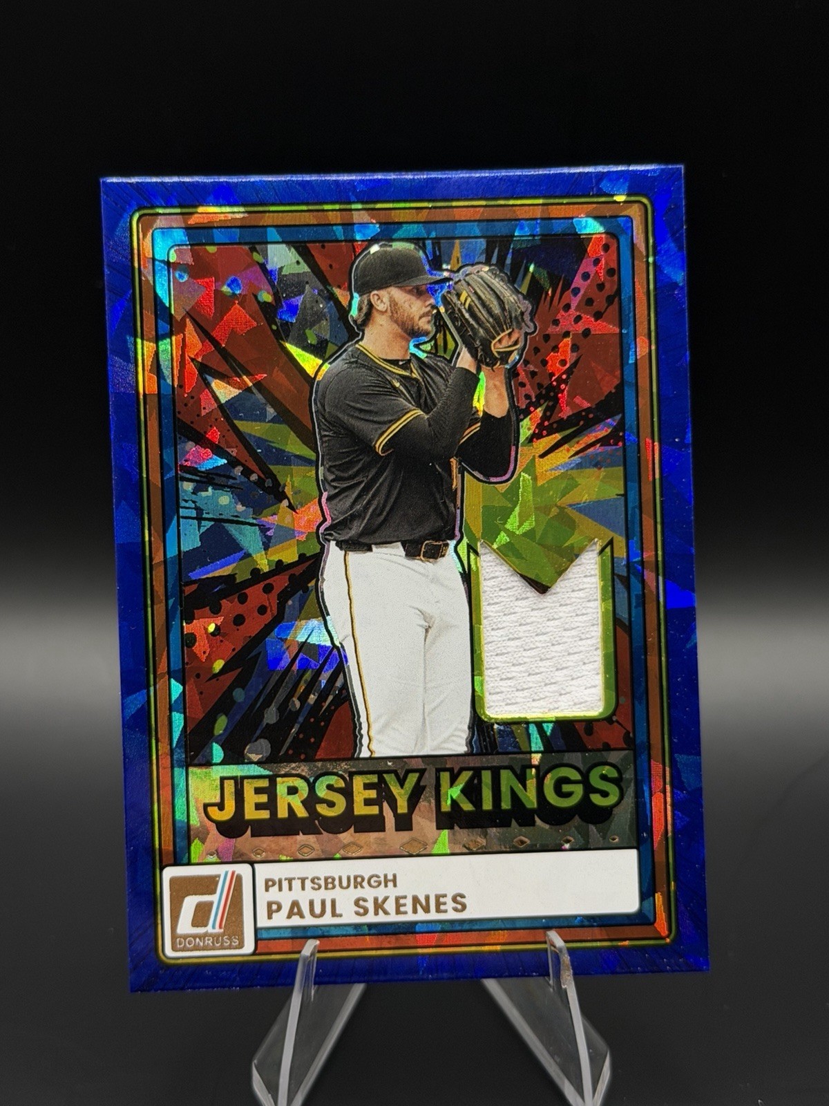 Paul Skenes: 2026 Donruss Baseball -Jersey Kings Blue Cracked Ice -Pirates