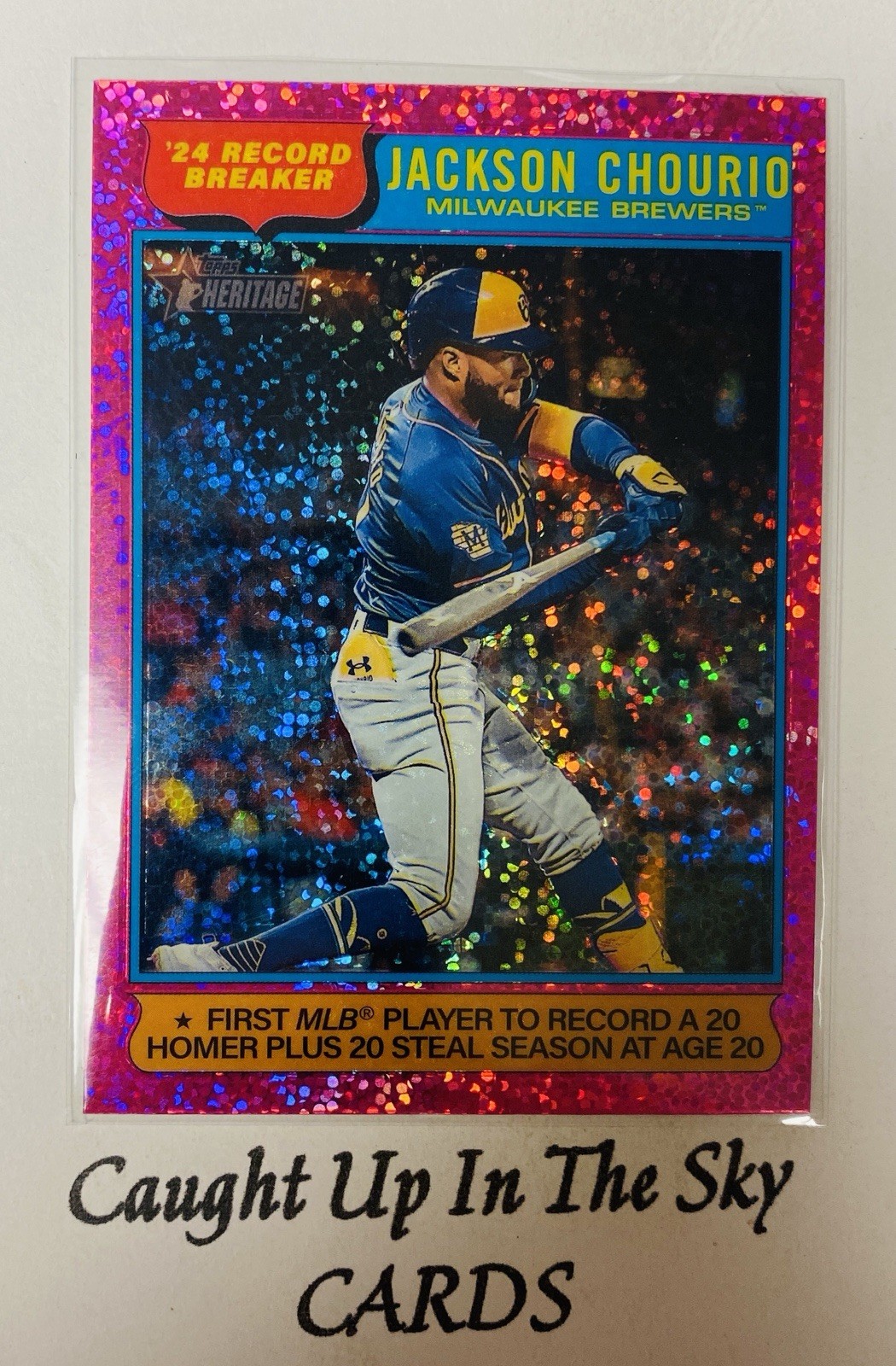2025 Topps Heritage Pink Sparkle Singles–Pick Your Card–$1 Ships All You Pick