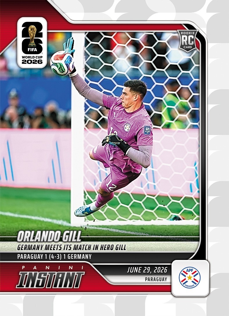 *PRESALE* 2026 Panini Instant FIFA World Cup Orlando Gill RC #168 ~ Paraguay