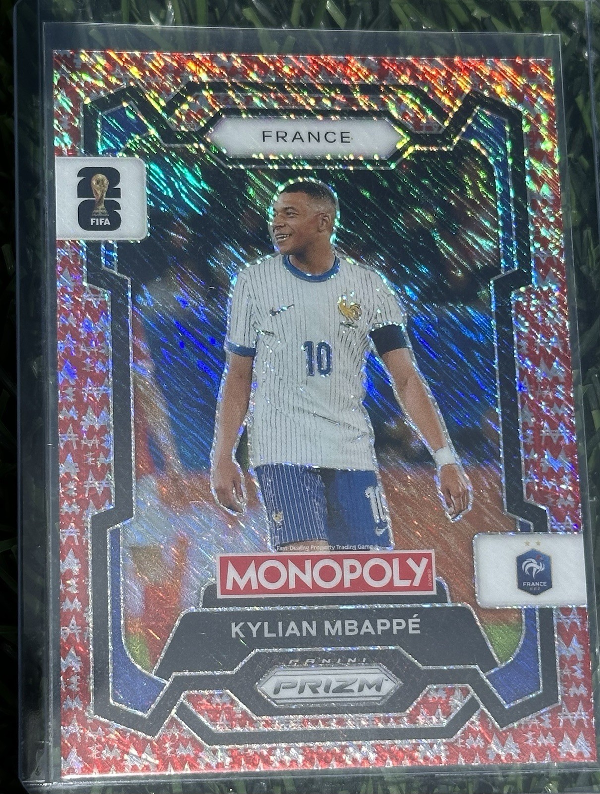 Panini 2026 Prizm Monopoly FIFA World Cup Kylian Mbappé France /100