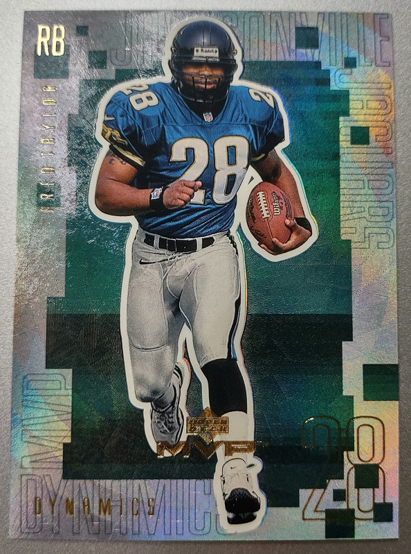 1999 Upper Deck MVP Dynamics #D4 Fred Taylor – Jacksonville Jaguars