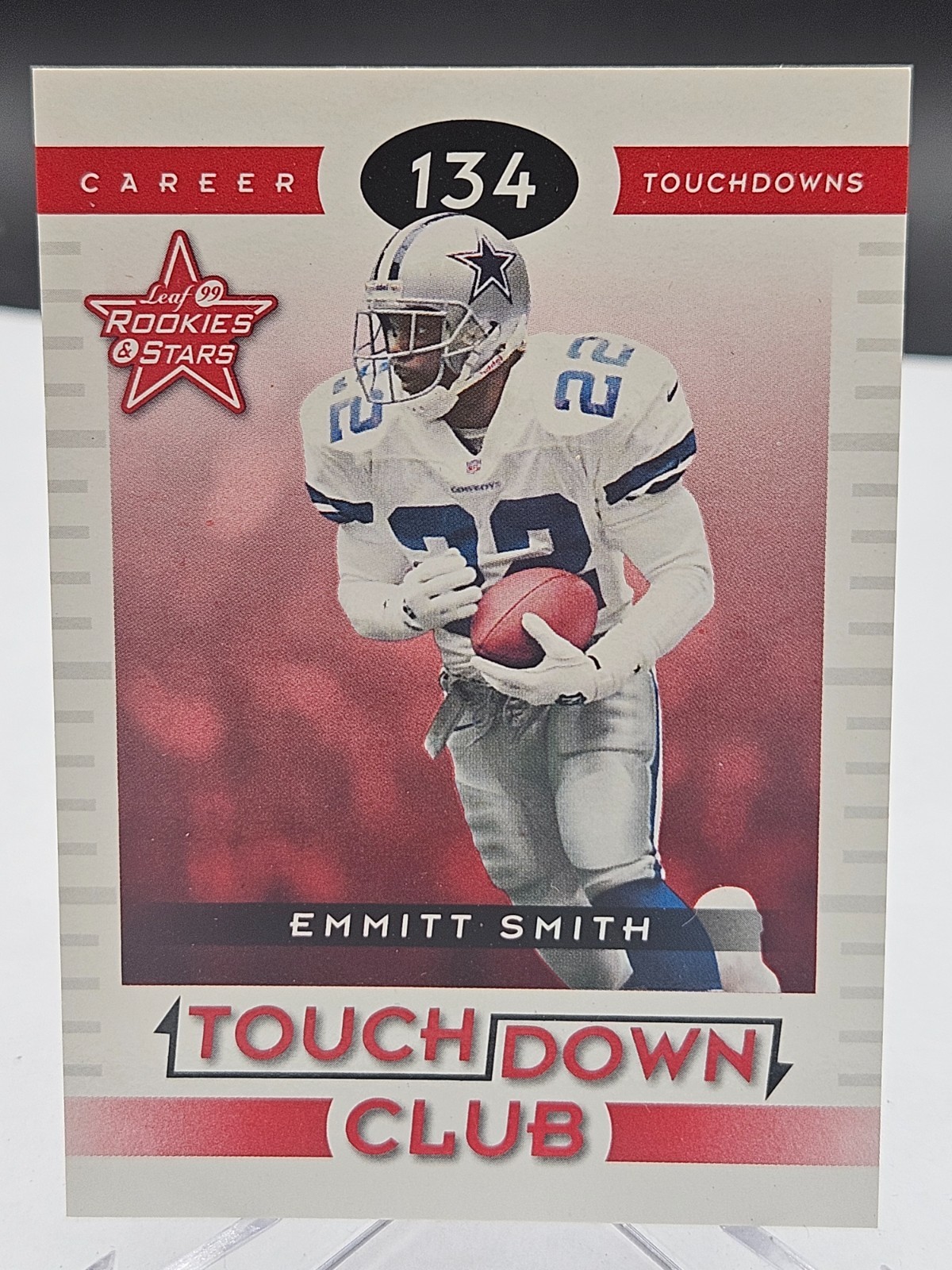 Emmitt Smith 1999 Leaf Rookies & Stars Touchdown Club #TC-8 #0733/1000