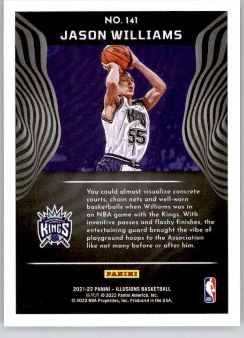 2021-22 PANINI ILLUSIONS #141 JASON WILLIAMS SACRAMENTO KINGS BASKETBALL
