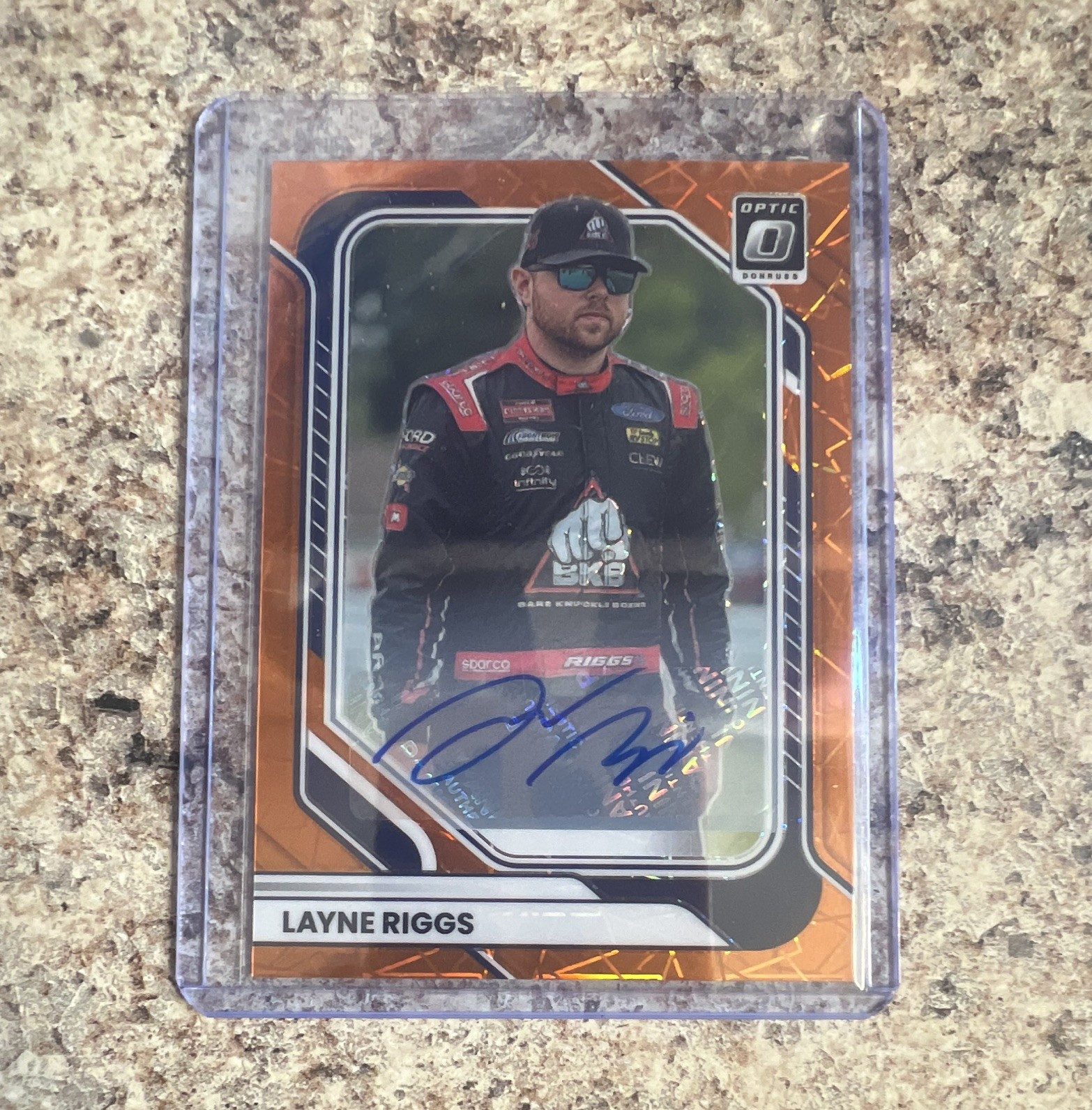 Panini 2026 Donruss NASCAR Prizm Layne Riggs #35 Front Row Motorsports Auto