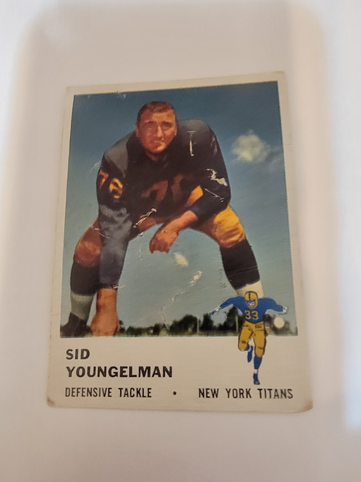 Sid Youngelman 1961 Fleer card