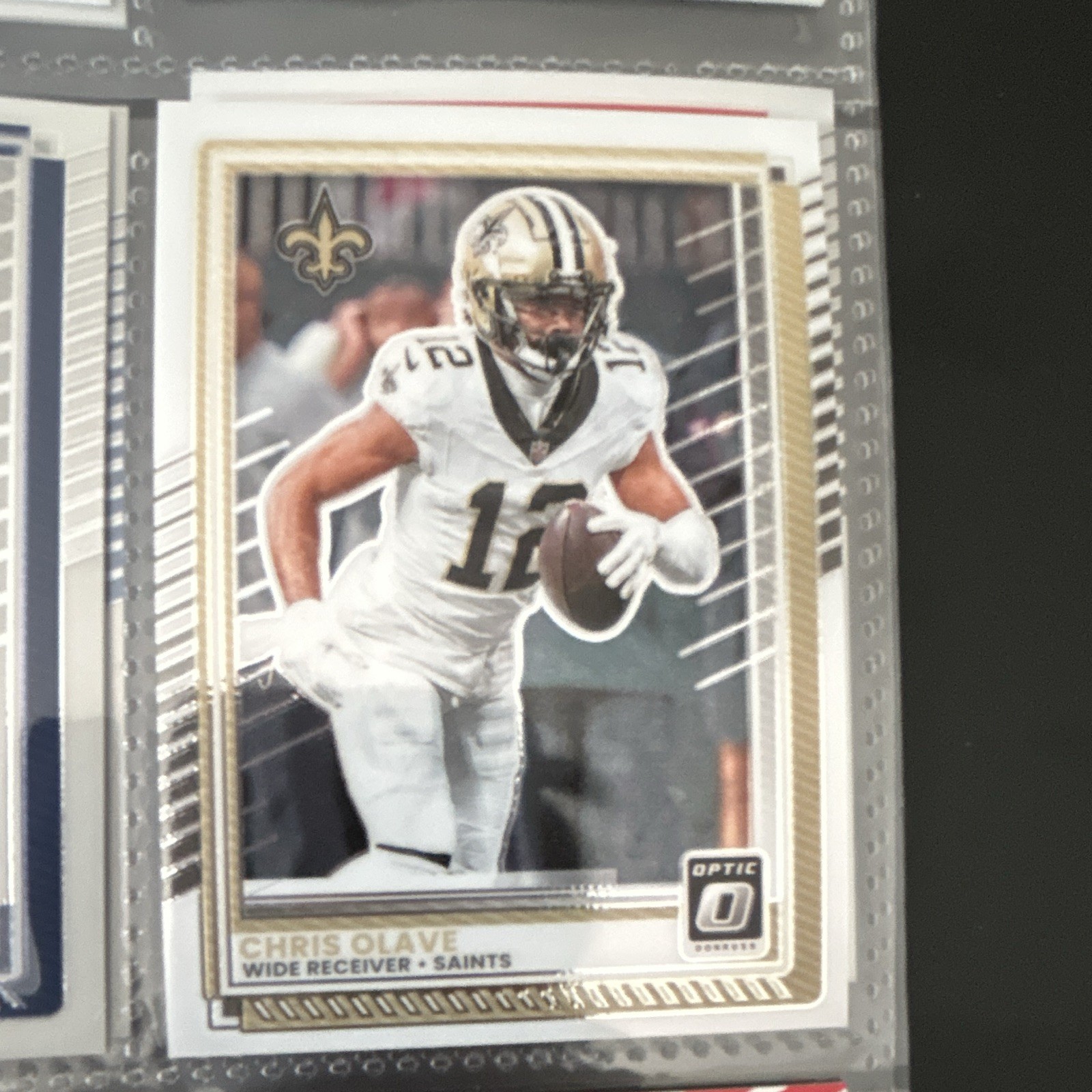Panini 2025 Donruss Optic Chris Olave New Orleans Saints #73 Football Card