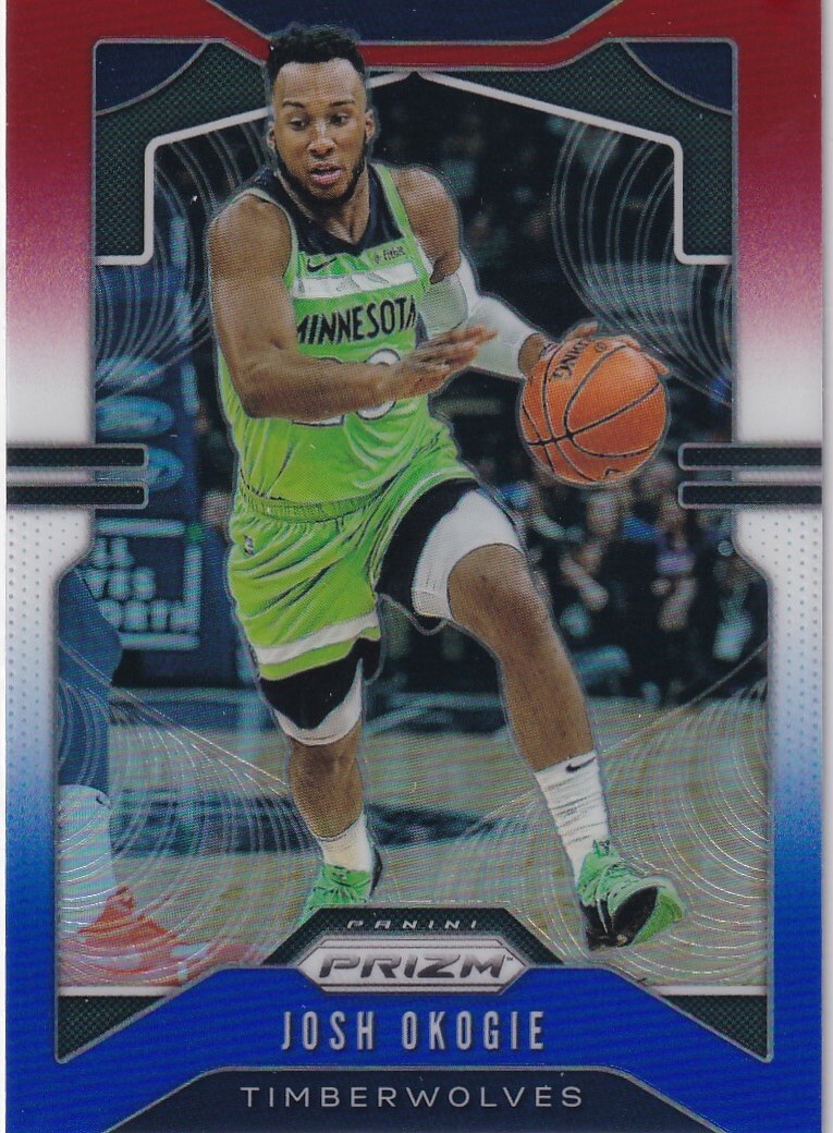 2019-20 PRIZMS RED WHITE BLUE JOSH OKOGIE MINNESOTA TIMBERWOLVES PRIZM – G590