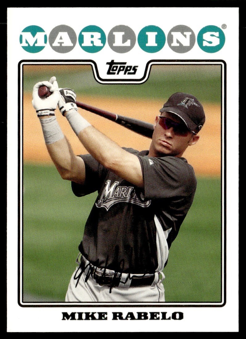 2008 Topps Mike Rabelo Florida Marlins #344