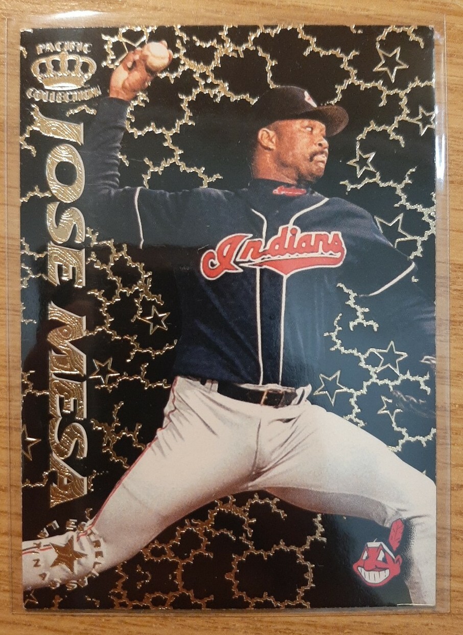 1996 PACIFIC ESTRELLAS LATINAS/LATIN STARS JOSE MESA #20 CLEVELAND INDIANS