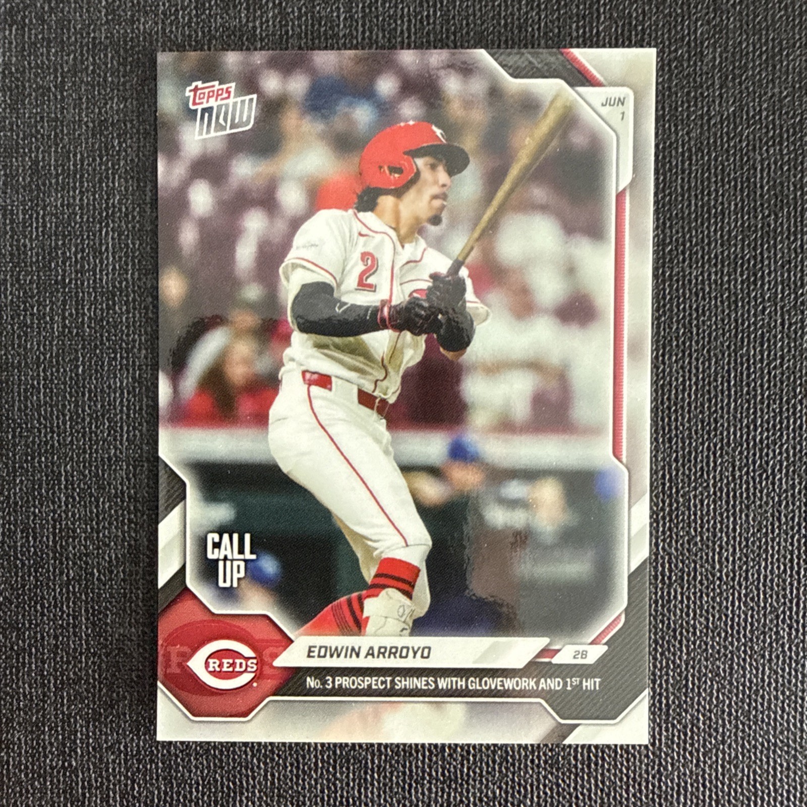 Edwin Arroyo – 2026 MLB Topps NOW® – Card 278 – CALL UP🇵🇷