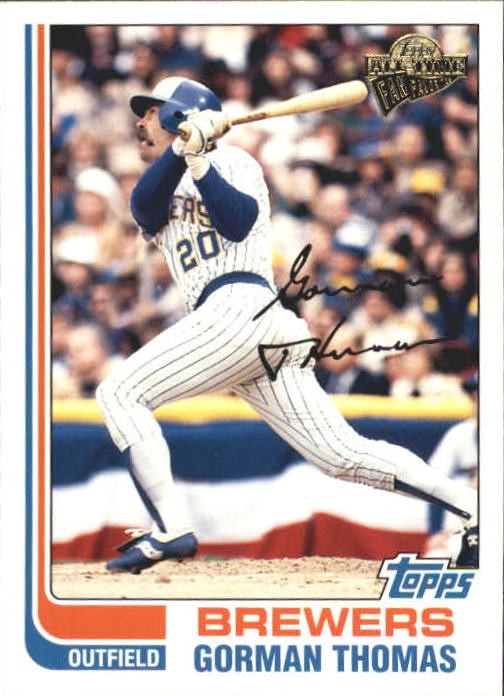 2004 Topps All-Time Fan Favorites #135 Gorman Thomas – BB