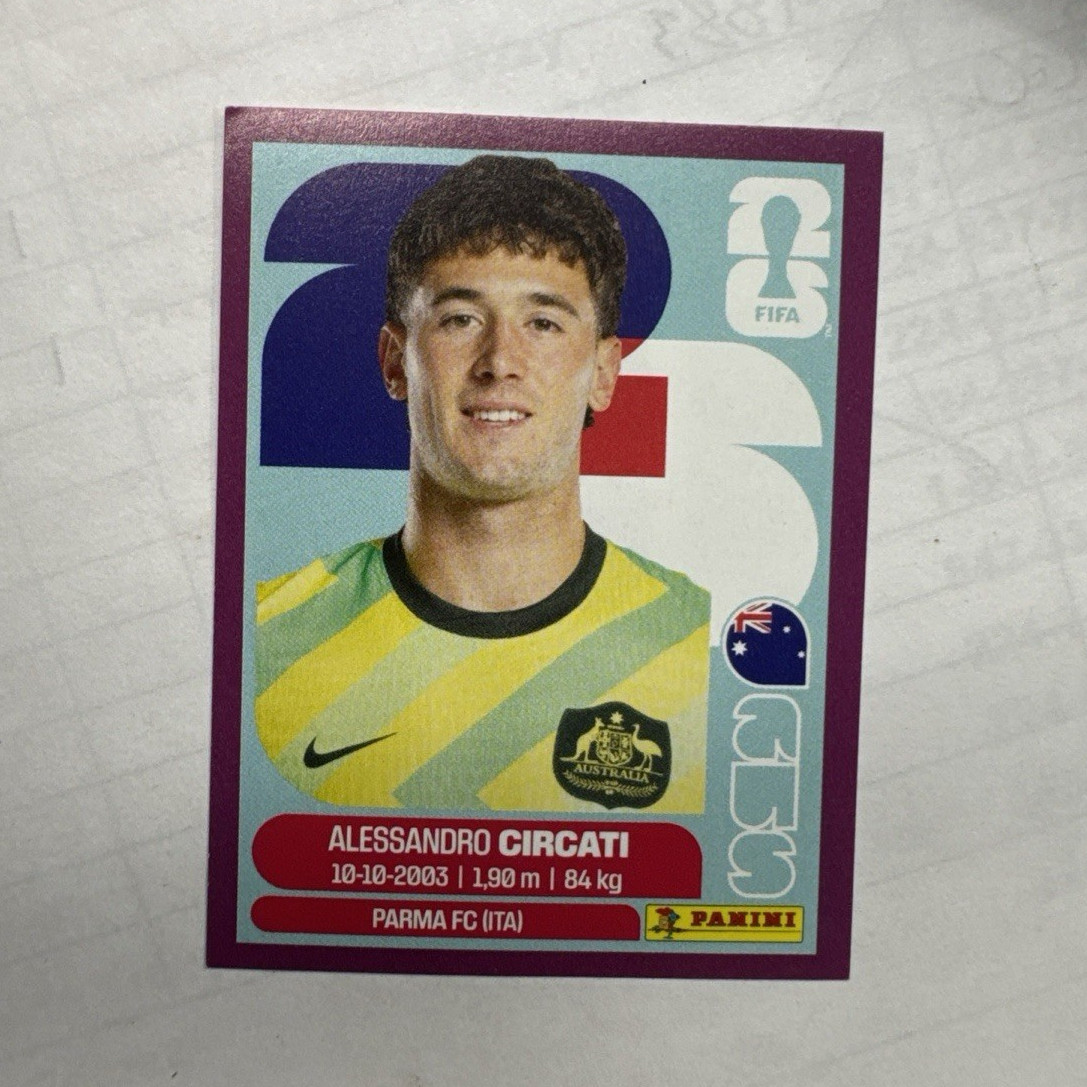 Panini 2023 FIFA 365 Alessandro Circati Australia AUS 5 Soccer Trading Card