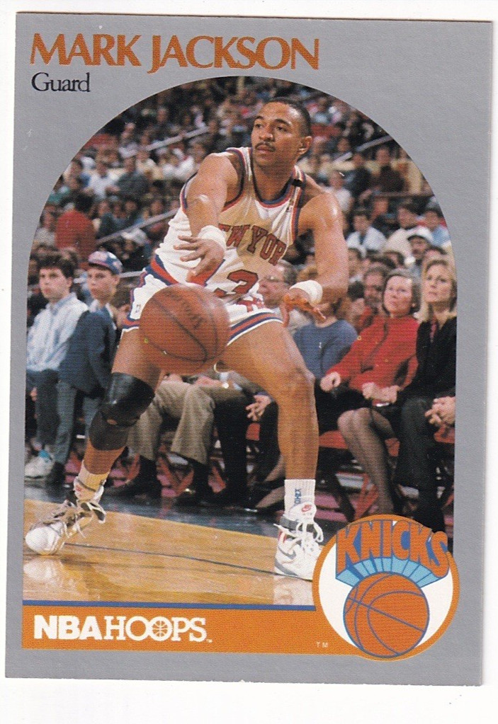 1990-91 NBA Hoops Mark Jackson #205 New York Knicks Menendez Brothers EX