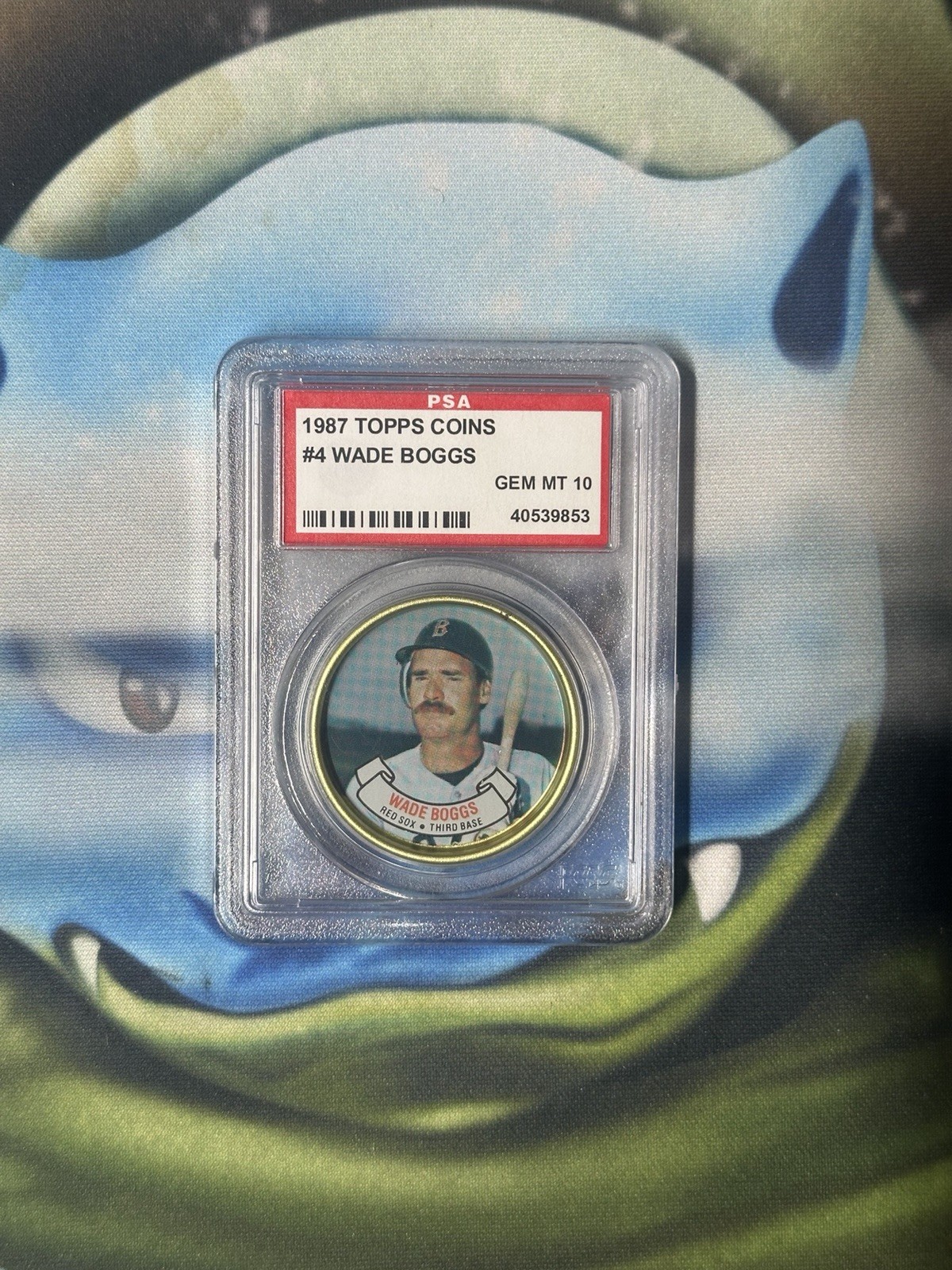 PSA 10 1987 Topps Coins #4 Wade Boggs Collector’s Universe POP 34