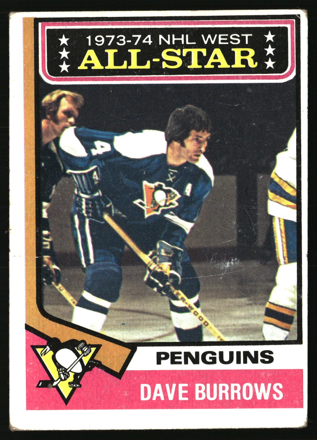 1974-75 Topps #137 Dave Burrows Free Shipping